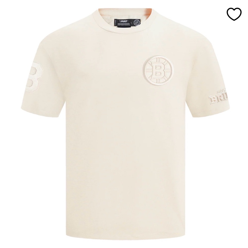 NHL BOSTON BRUINS NEUTRAL MEN'S DROP SHOULDER TEE